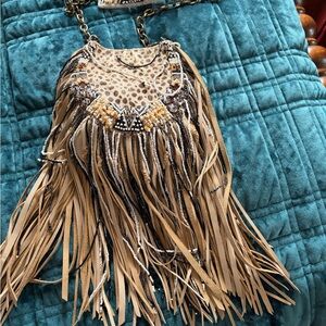 Fringe Beaded Bag